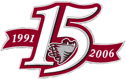 Guelph Storm 2005 anniversary logo iron on transfers for T-shirts